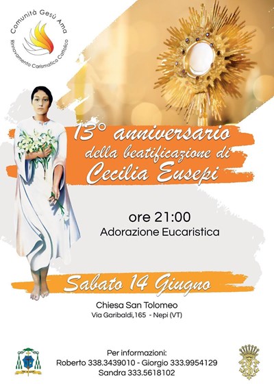 13° anniversario della beatificazione di Cecilia Eusepi 14/06/2025